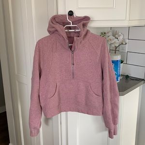 Lululemon half zip scuba hoodie